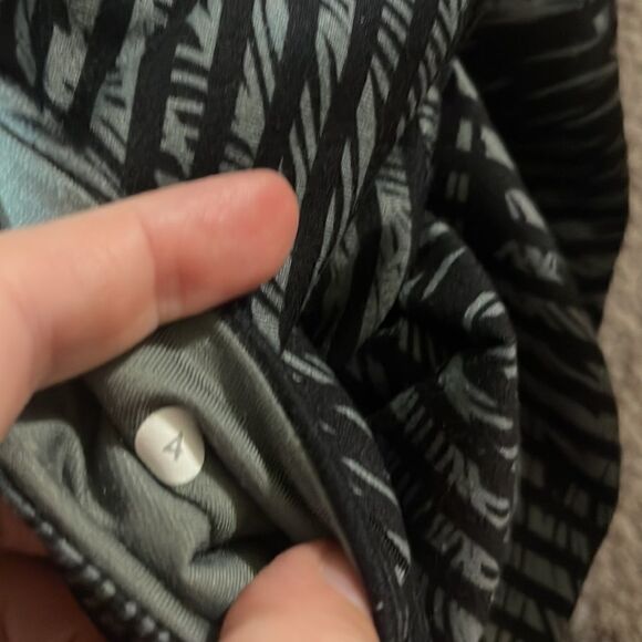 Lululemon Wunder Under Pant Full-On Luon Stripe Play Slate Black 4 - Picture 8 of 8